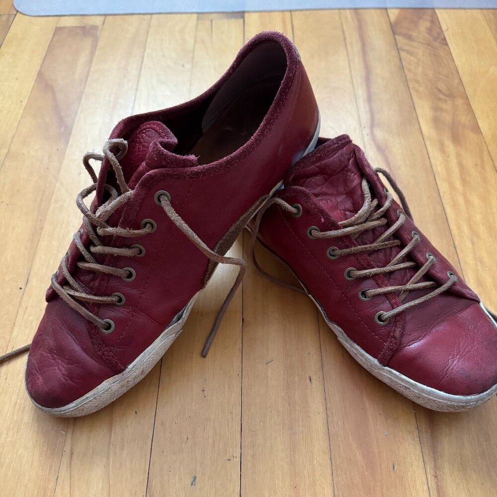 Frye & Co Leather Astor low lace shoes